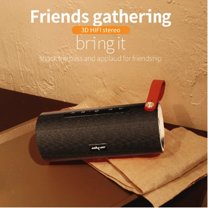 

New Portable Bluetooth Speaker Wireless Mini Column For Phone Computer Outdoor Loudspeaker Stereo Music Surround Bass Speaker