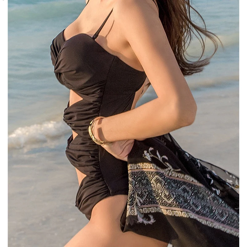 Цельный купальный костюм женская одежда для плавания больших размеров цветная