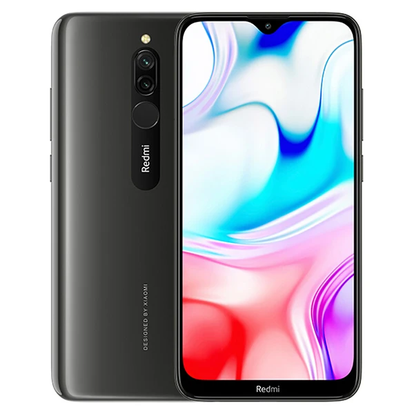 Мобильный телефон Xiaomi Redmi 8 с глобальной прошивкой, 3 Гб ОЗУ, 32 Гб ПЗУ, Восьмиядерный процессор Snapdragon 439, двойная камера 12 Мп, аккумулятор 6,2" 5000 мАч - Цвет: Black