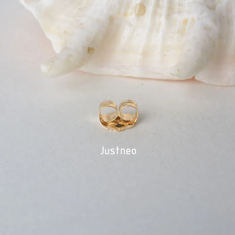 18k黄金蝴蝶耳背 (4)