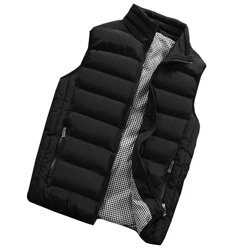 Мужская зимняя куртка, Мужская куртка размера плюс 5xl 4xl, Мужская парка с хлопковой подкладкой, жилет, безрукавка, куртки, теплая парка, мужская жилетка