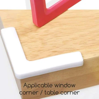 

10PCS Anti-collision Right-angle PVC Corner Edging Furniture Edge Protectors J2Y