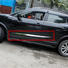 Автомобильный Стайлинг для Nissan Qashqai j11 двери кузова под давлением накладка линии GARNISH протектор Аксессуары