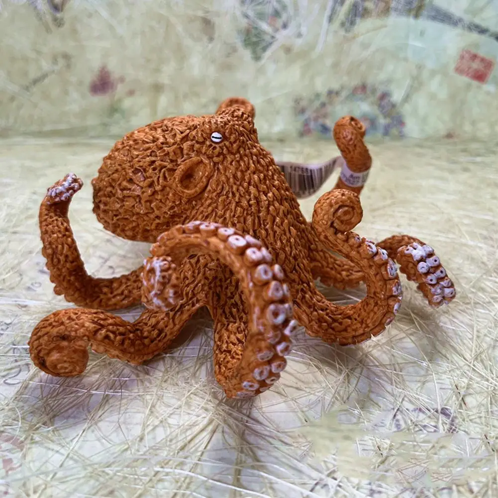 3.7inch North America Octopus Ocean Sea Life Figurine Toy Figures 14768 Home Decoration miniature duck figurines anime figure toy miniature ornament miniature figurines