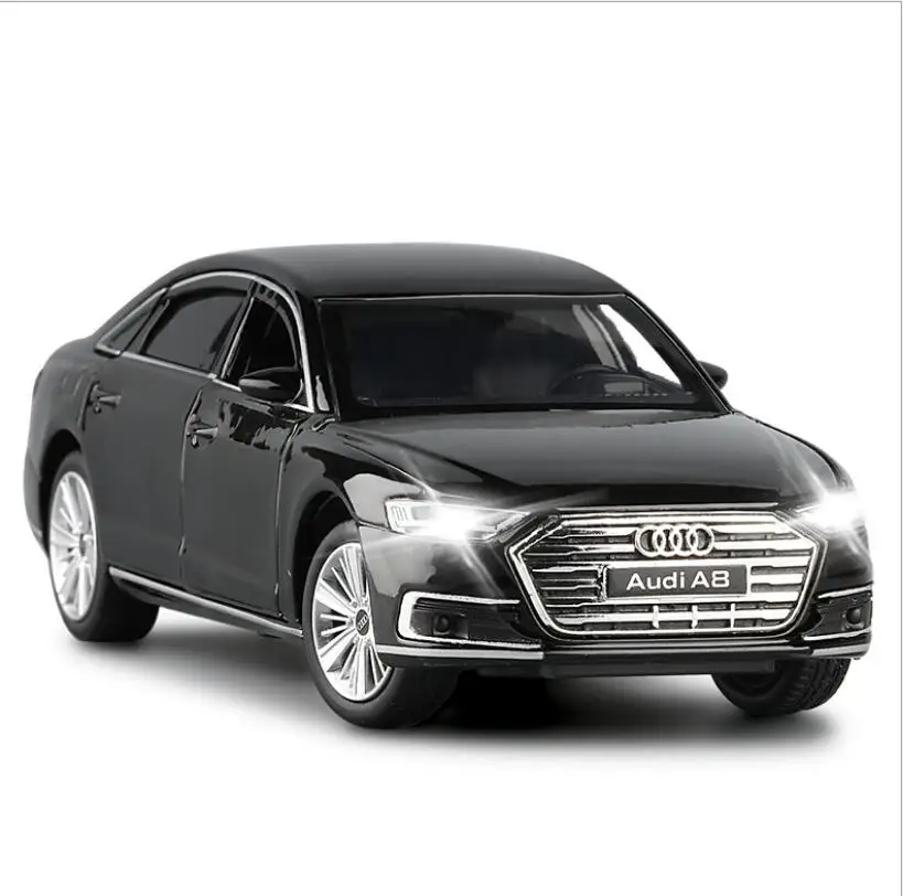 Модель автомобиля из сплава 1:32 Новинка 2020 Audi A8 амортизатор на руль модель
