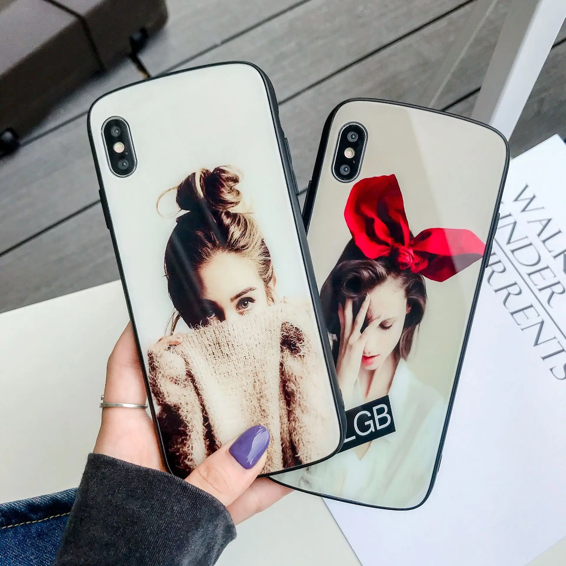 Роскошный чехол из закаленного стекла для iphone 6, 7, 8 Plus, iphone X, XR MAX, зеркальный глянцевый чехол для телефона, для iphone 11pro max