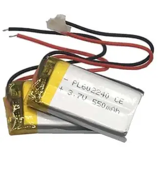 

Free shipping 30pcs/lot 602240 550mAh 3.7V polymer lithium battery li-po rechargeable battery