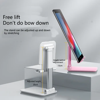 

Portable Folding Phone Desktop Bracket For Adjustable Desk Stand For All Mobile Smart Foldable Cell Phone Pad Tablet Holder HOT