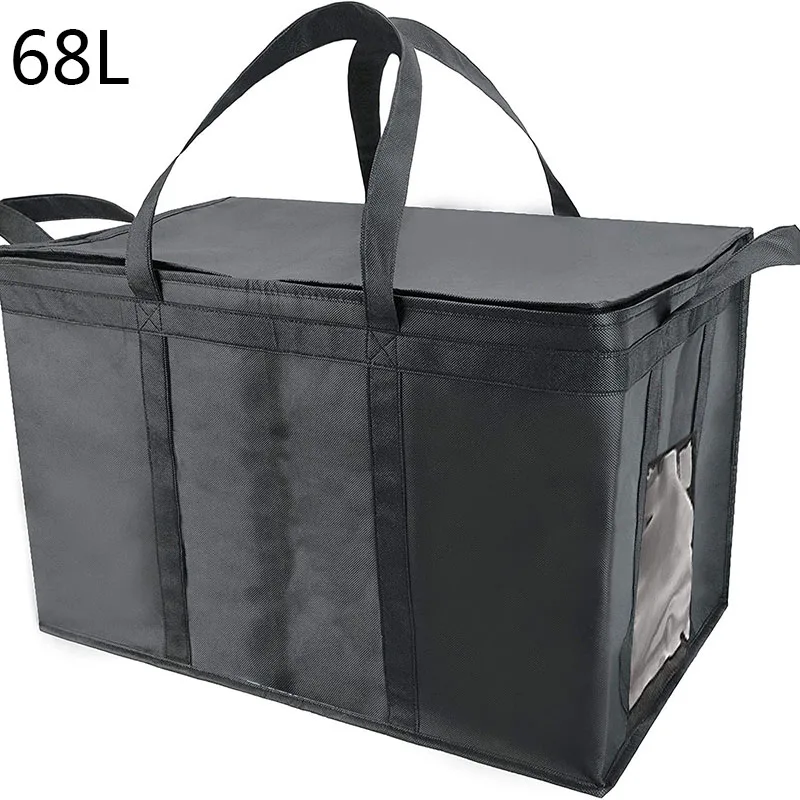 68L Large Cooler Bag Insulation Package Thermo Refrigerator Car Ice