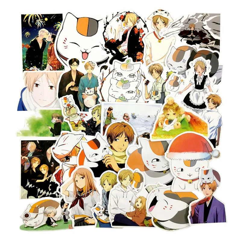 50 шт./упак. аниме Стикеры s Нацумэ наклейки Yuujinchou Скрапбукинг Водонепроницаемый граффити Стикеры клей Стикеры для телефона Ноутбук