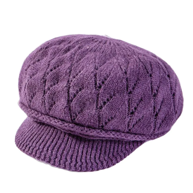 SUOGRY женские зимние шапки с помпонами Skullies теплая шапка кролик шапочки вязаная шапка модная повседневная элегантная 2009 Gorras