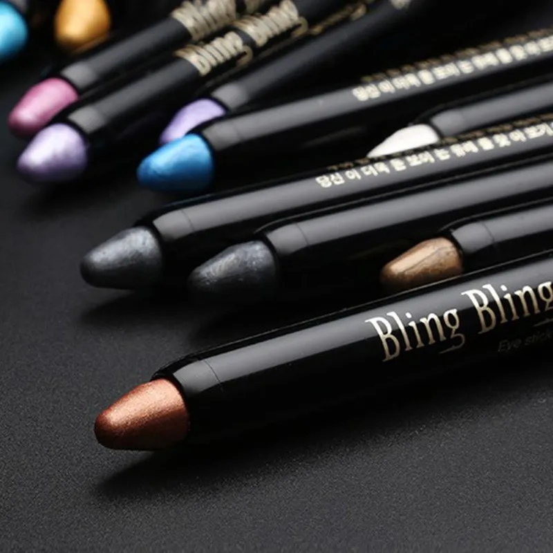 Eye Shadow Stick 1pc Women Highlighter Eyeshadow Pencil Cosmetic Glitter Eye Shadow Pen Hot Sale