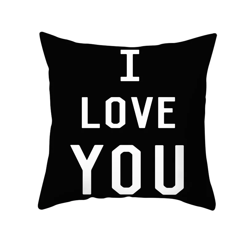 Love Mr Mrs подушка для двоих, наволочки Декор для дома, свадебные украшения, наволочки 45*45 см - Цвет: 16
