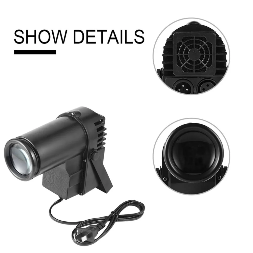 30 Вт RGBW светодиодный DMX512 сценический светильник Pinpot луч Точечный светильник 6CH DJ/DISCO/вечерние/KTV Светодиодная лампа для сценических эффектов Домашние развлечения
