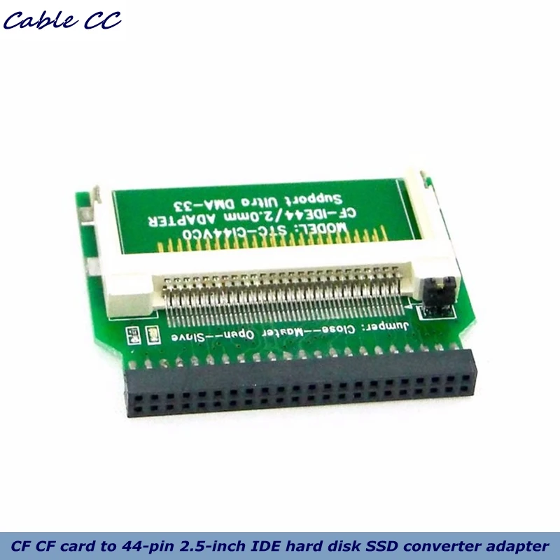 1 шт./лот CF карта до 44 pin 2 5 дюймовый IDE жесткий диск SSD конвертер адаптер для