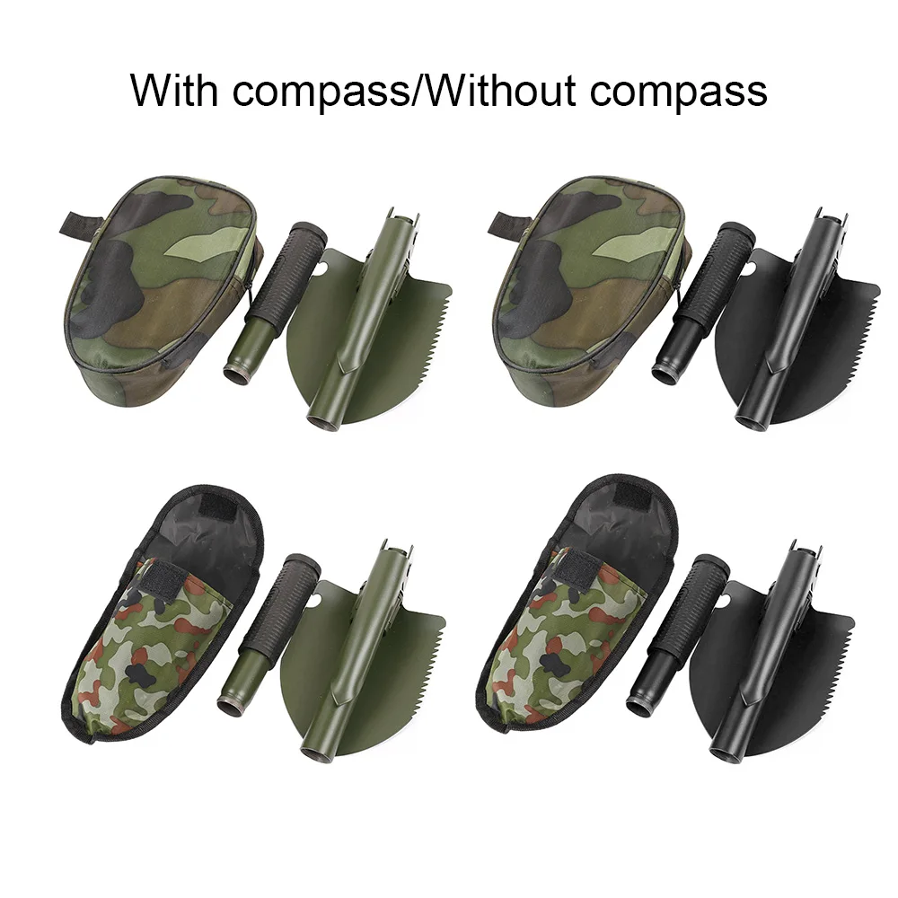 

Military Folding Portable Shovel Multifunction Stainless Steel Survival Spade Trowel Garden Tools Garden Camping Outdoor Tool