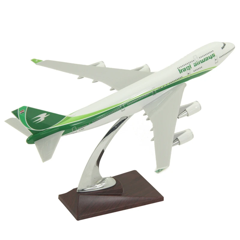 30 см 1:200 Масштаб Самолеты Iraqi Airways Boeing 747-400 Модель самолета Модель самолёта из смолы коллекционные украшения подарки
