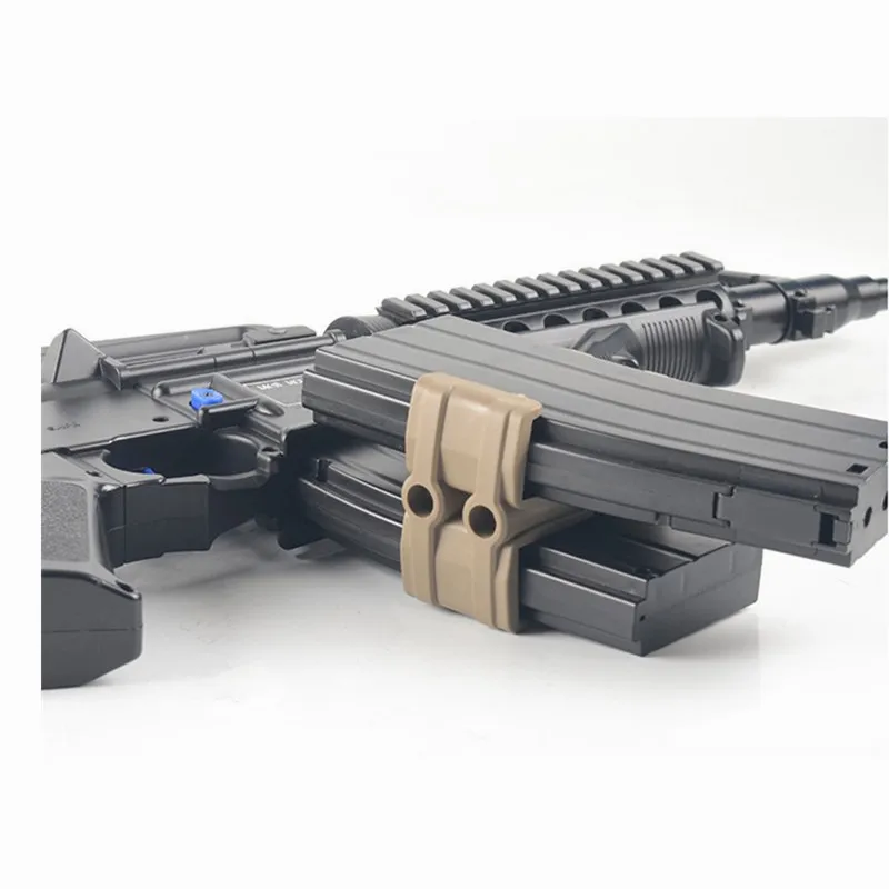 

Military Tactical Rifle Gun M4 Magazine Parallel Connector Double Mag Coupler Clip Holder Airsoft Outdoor Hunting Accessories
