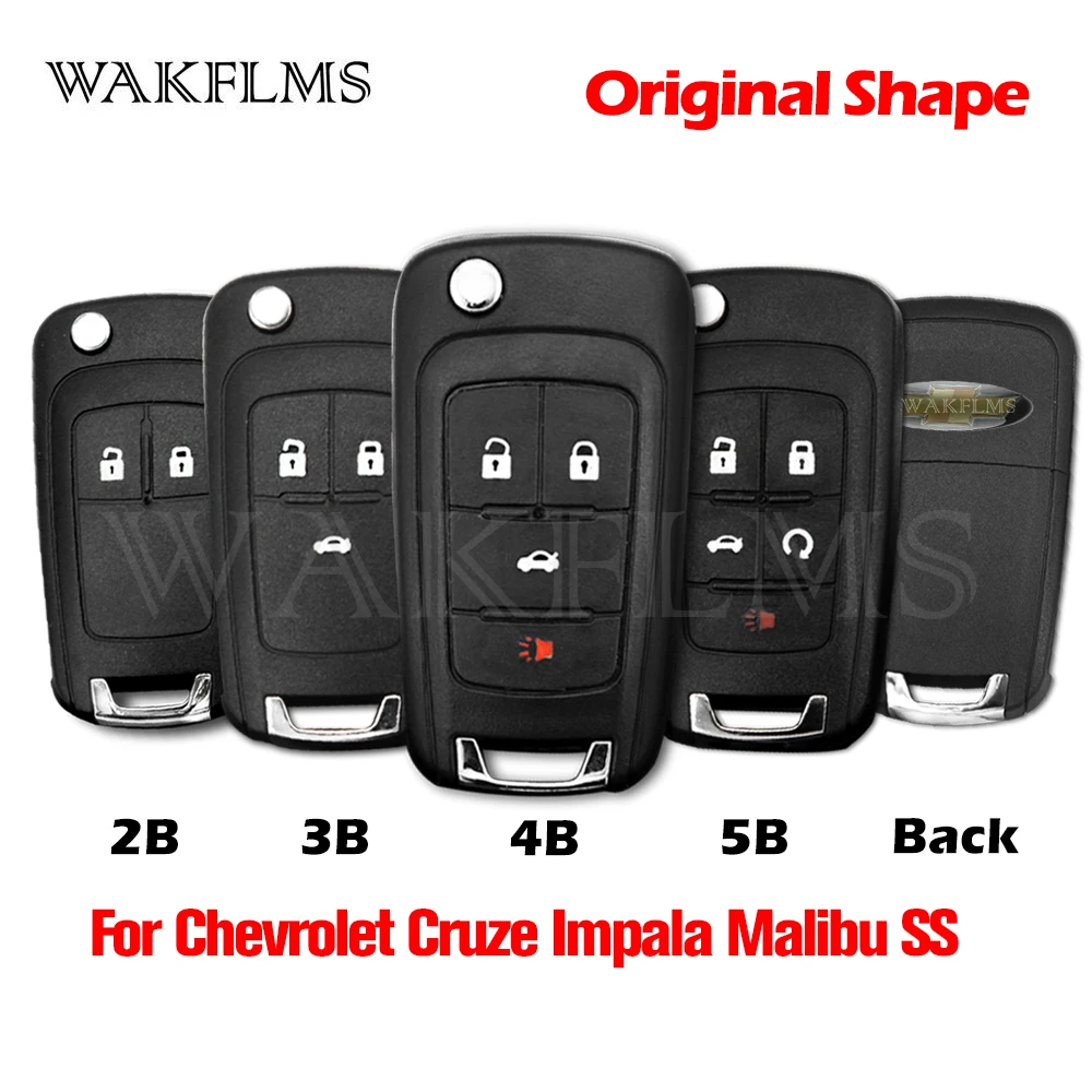 For Chevrolet Cruze Key Aveo Spark Orlando Sonic Camaro Malibu Colorado Impala SS Flip Smart Remote Key OHT05918179 OHT01060512