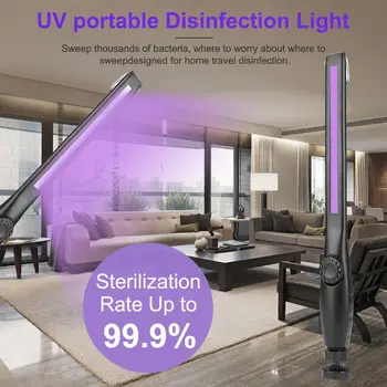 

40 LED Beads UV Germicidal Lamp Portable UV Light Stick Wand Disinfection Lamp for home office UVC lamp Stick Sterilize Kill