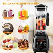 2200W écran tactile numérique 3HP préréglé programme automatique haute puissance mélangeur mélangeur presse-agrumes robot culinaire Smoothie fruits mélangeurs