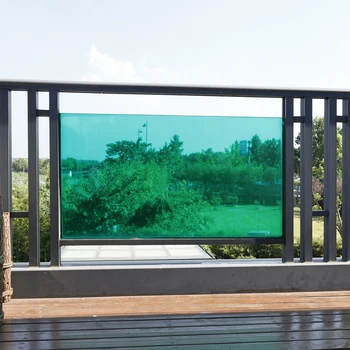 

SUNICE Natural Color Green Window Film Glass Tint Privacy Decorative Solar Tint Soft Environment 60cmX1000cm(23.6inchX32.8ft)