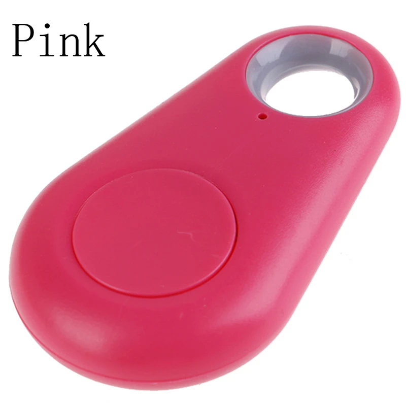 Pink 1PCS Pet Supplies Intelligent Bluetooth Electronic Droplet Location and Tracking Device For Pets - Color: Pink