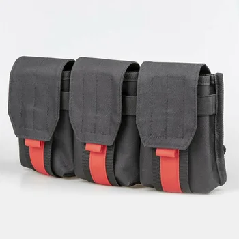 

Interior Storage Bag Dashboard Handle Co-pilot Black+Red Decoration Auto