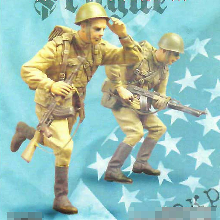 1/35 советская пехота II (Прага 1968 операции Дунай) (2) модель солдата из смолы GK