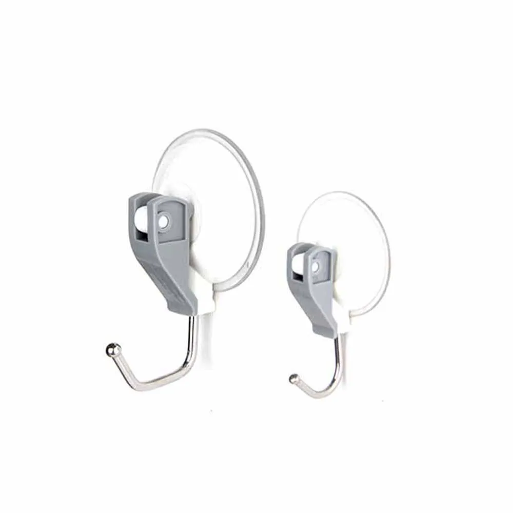 

Nail-free Suction Cup Hook Plastic Bathroom Hook Glass Tile Vacuum Suction Wall Hook Seamless Hook Kitchen Bedroom Tool