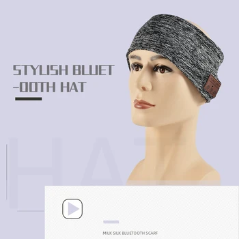 

Wireless Bluetooth Hat Earphone Headset Headphone Bluetooth Speaker Outdoor Sports Sweat Scarf