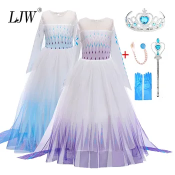 

3-10 Years Christmas Party Princess Dress For Girl Dress Kids Cosplay Dress Up Halloween Costumes For Kids Party Dress