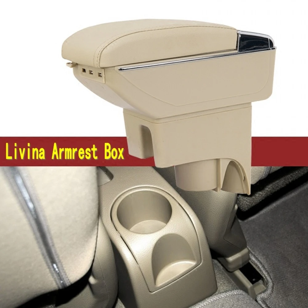For Nissan Livina Center console Arm Rest Armrest Box central 