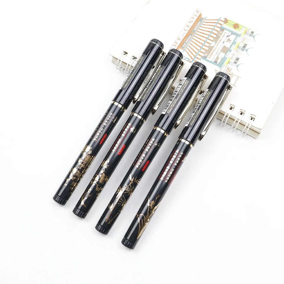 High Capacity Gel Pen 0.7MM Black ink Luxury Roller Ball Pen For