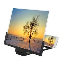 В виде бабочек, новинка, 12 дюймов 3D мобильный увеличитель для экрана телефона стерео Динамик HD видео усилитель