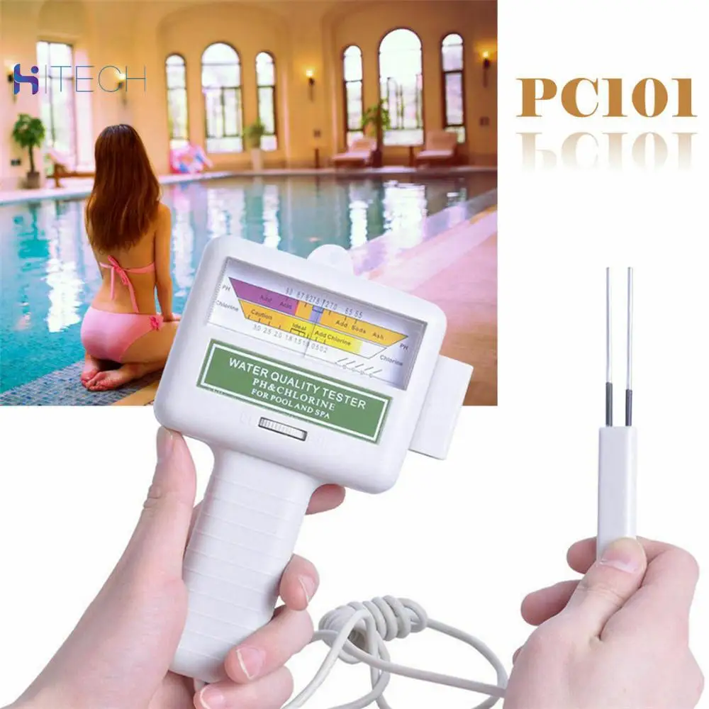 

Swimming Pool Chlorine PH Water Quality Tester Digital Monitor Chlorine Test Ki