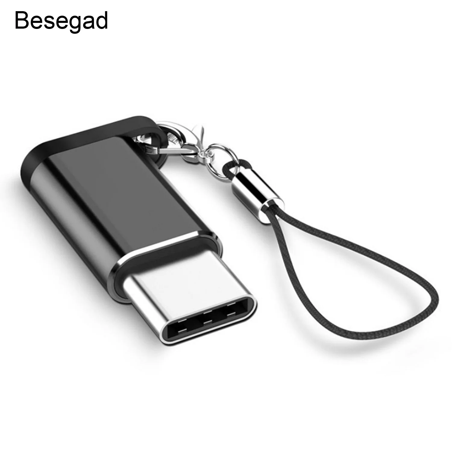 2 шт. type-C OTG адаптер Micro USB C адаптер с Нейлоновый Шнур для Apple VGA кабель Nexus Samgsung