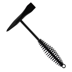 Marteau à éplucher, poignée réduisant les chocs, marteau maschiniste, forgeage, cône de soudage en acier trempé, outils à main de nettoyage isolés 