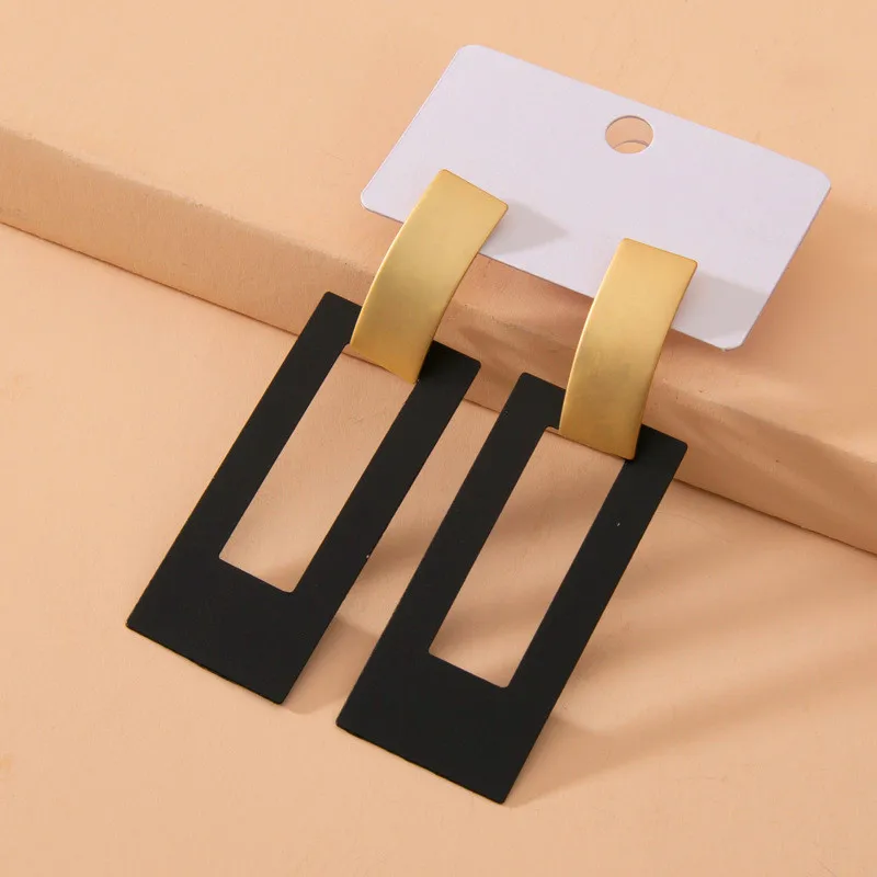 Dangle Earrings Fashion Square Dangle Drop Geometric Earrings for Women
