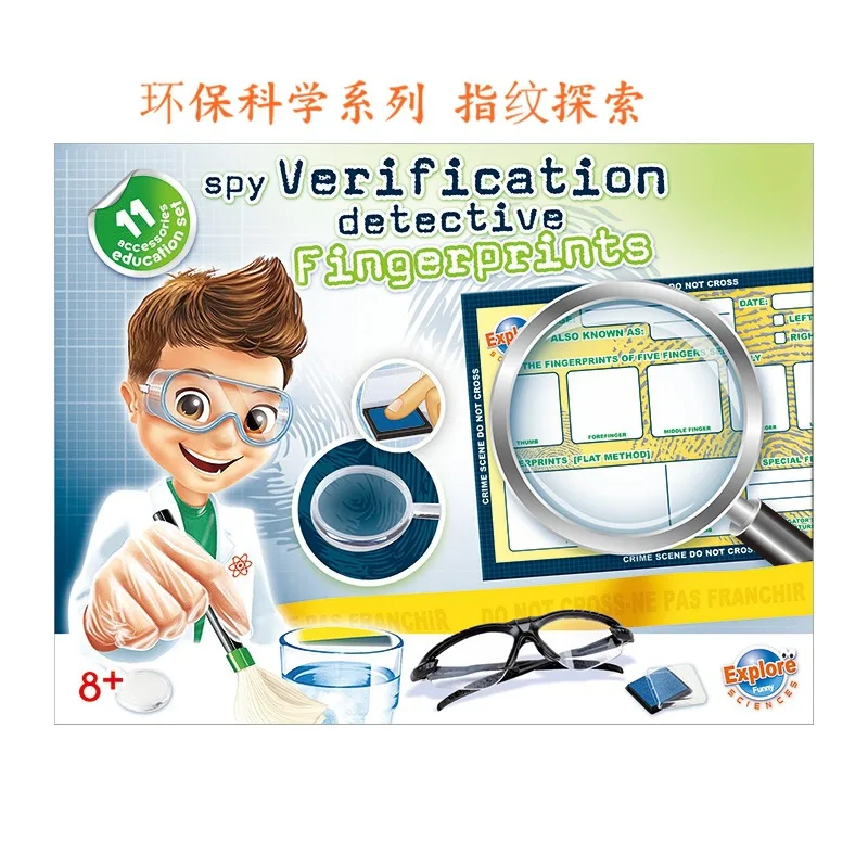 

Stem Teenager Students DIY Toy Set Science Series Fingerprint Explore Science Experiment Physics Small Production