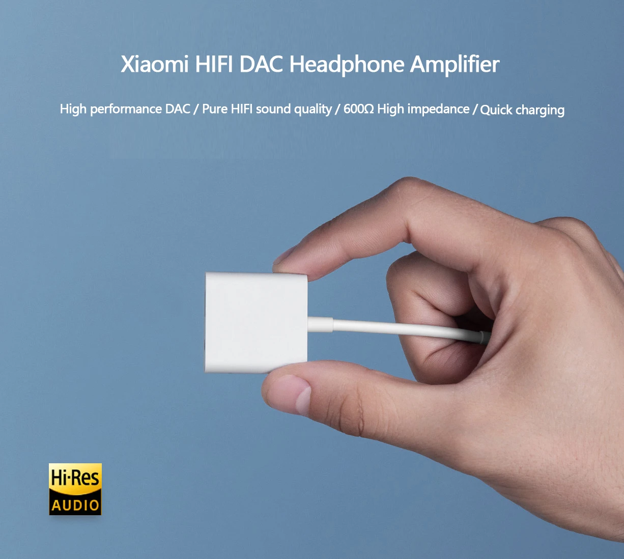 Xiaomi HIFI DAC Headphone Amplifier Audio Portable 600 3 5mm USB Type C Fast Charging Adapter Music Recording Studio Equipment