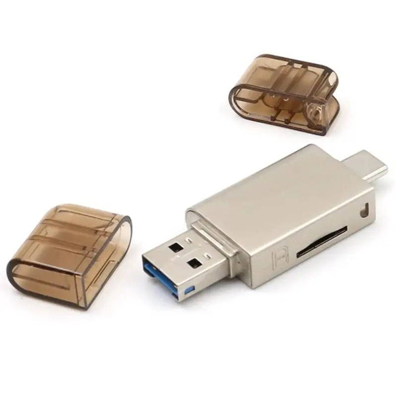 1 шт. 2в1 USB 3,0 type C к Micro SD TF кард-ридер для huawei NM Nano Card