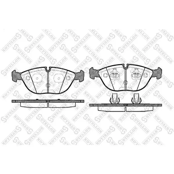 Disc pads. With anti-scratch. Pl  BMW E38 5.0 4.0D 94 MB W2 | Автомобили и мотоциклы