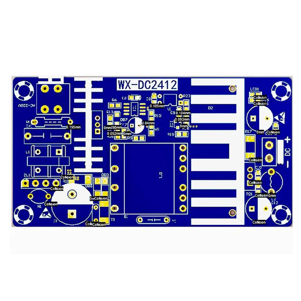 WX-DC2412 100 Вт с переключателями высокой мощности модуль питания 4-6A выход WX-DC2412 перенапряжения Switching Импульсный блок питания