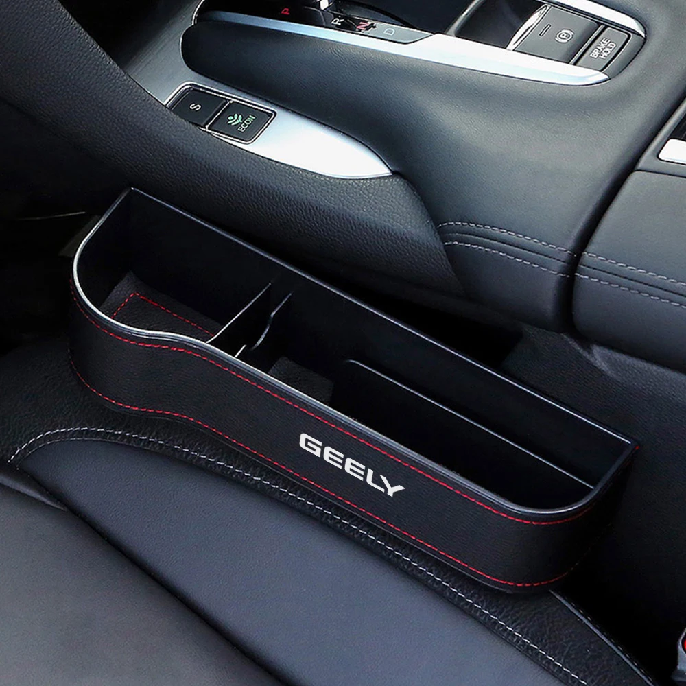 PU Leather Car Seat Gap Storage Organizer Box For GEELY GC6 GC9 LC EMGRAND X7 EC7 EC8 CK ATLAS CK2 CK3 MK Auto Phone Cups Holder |