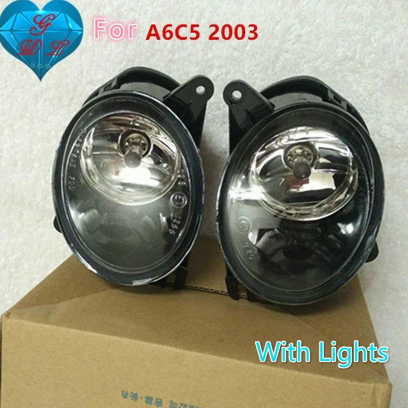 

Car Styling Parts Fog Lights For Audi A6 C5 S6 AVANT 2003-2005 Fog Lamp With Bulb PART No.4B0941699c 4B0941700c