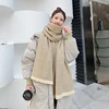 New arrival fashion temperament ladies high quality knit comfortable warm thick long elegant women outdoor sweet striped scarf ► Photo 1/5