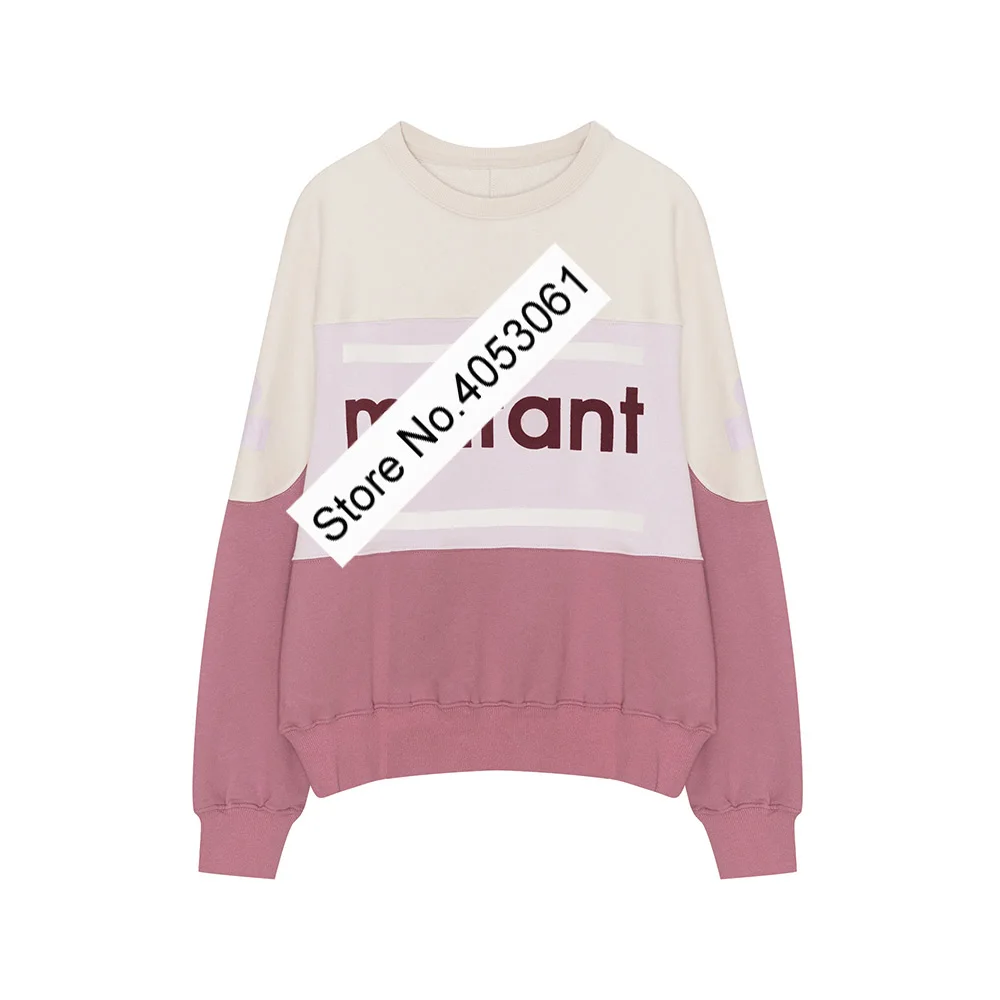 pink as pic Новейший женский свитер с буквенным принтом, с круглым вырезом и длинными рукавами, новейшие пуловеры с надписями, свитера, пуловеры - Цвет: pink as pic