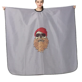 

Salon Hair Styling Cape, Retro Pattern Fashion Trend Adult Hair Cutting Coloring Hairdressing Barber Waist Cloth