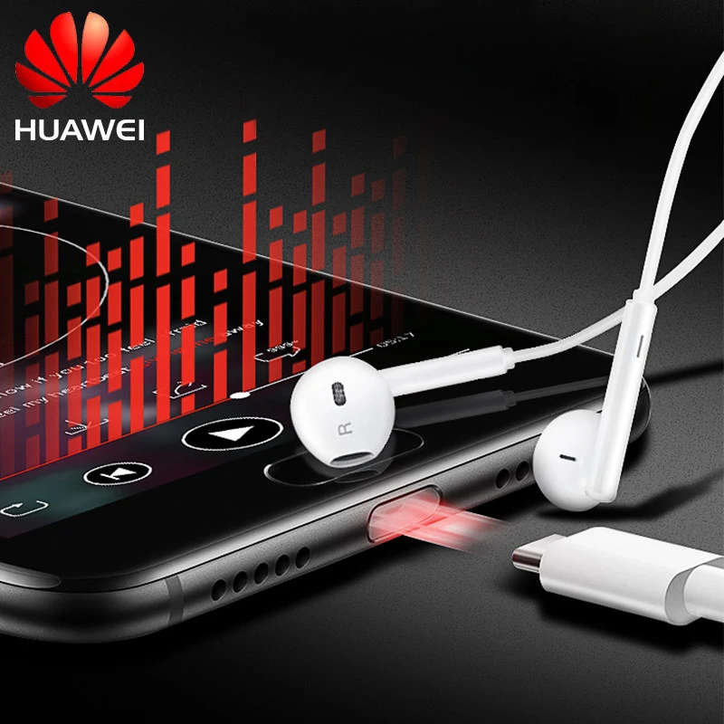 Наушники Huawei Pro USB Type C CM33 оригинальные Nova5/P20/P30Pro Mate10Pro/20X RS Glory 20/Magic2 Note10 Тип c